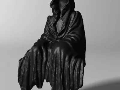 Sitting Reaper 3D model