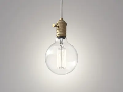 Industrial Pendant Lamp 3D model