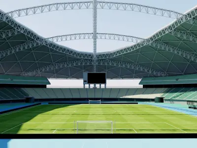 Oita Dome  Stadium - Japan 3D model
