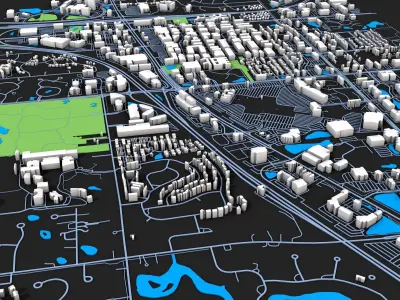 City 4 3D model