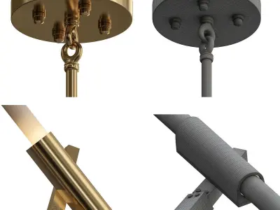 Delight Collection Agnes 10 gold 3D model