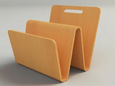 W magazine stand 3D model