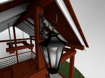 Arbor construction 3D model