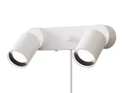 NIMONE Wall sconce double white 3D model