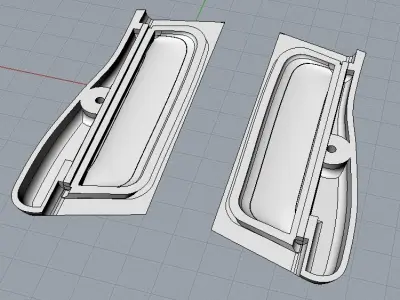 Walther PP grips 3D print model