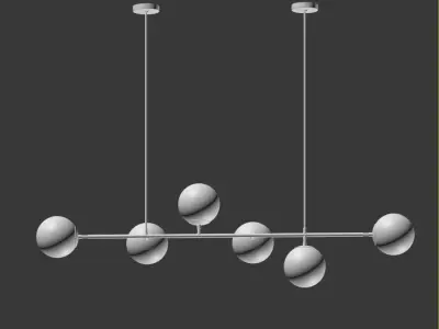 Sia New Chandelier Loft4you 3D model