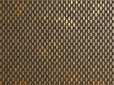 Rusty Metal Mesh Industrial PBR Seamless Texture