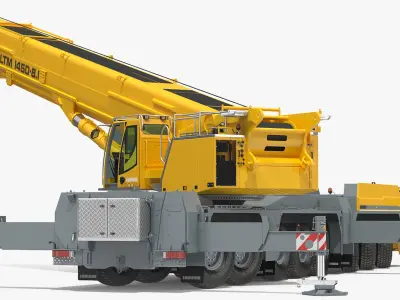  Liebherr LTM 1450 Mobile Crane Rigged 