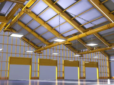 Warehouse 2020 04 3D model