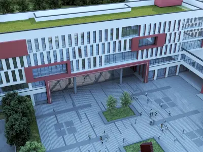 School Building08 3D model