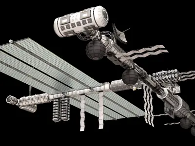 Sci Fi Space Station 02  3D model