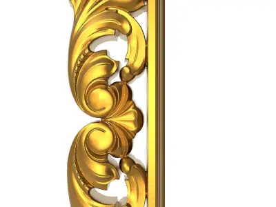 carved frame 3D model 92