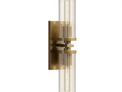 Andreas 2-Light Wall Sconce Low-poly 3D model