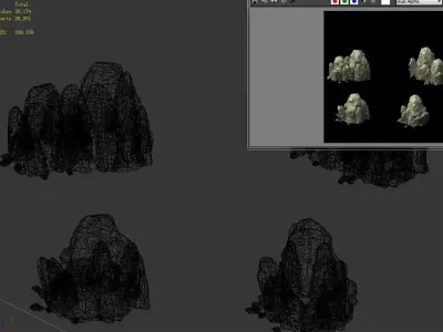 Mountain - Stone 22 3D model