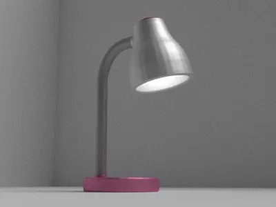 Pink Lamp Free 3D model