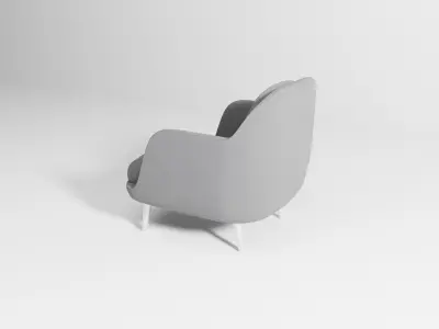 Lune Fri chair 3D model