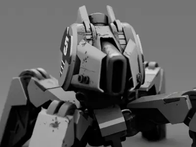 Spider Droid  rigged character 3D model purchase