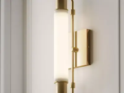 Tube Vanity Wall Sconce 3D model