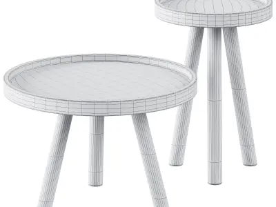 Side Coffee Table Glenda La Forma 3D model