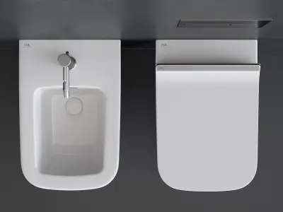  Noken Forma Wall-Hung WC Low-poly 3D model