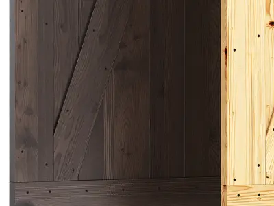 Barn door C 3D model