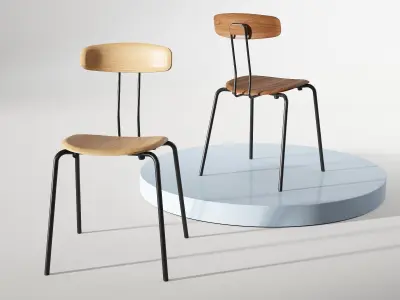 Okito Ply Chair 3D model