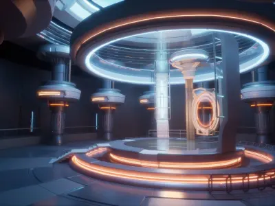 UE5 Virtual Lab 3D model