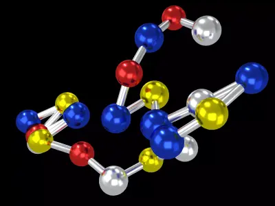 Amino Acids 20 gencomplexity v1 004 Low-poly 3D model