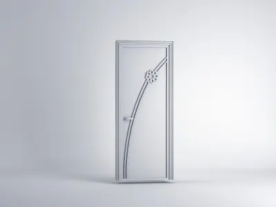 door traditionally  Free 3D model