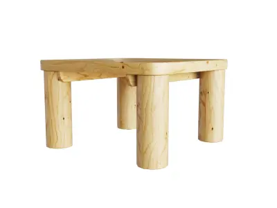 Equipment for dog playgrounds in ECO style 3D model