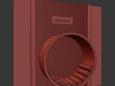 Round lounge zone 3D model