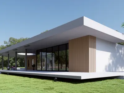 house Low-poly 3D model