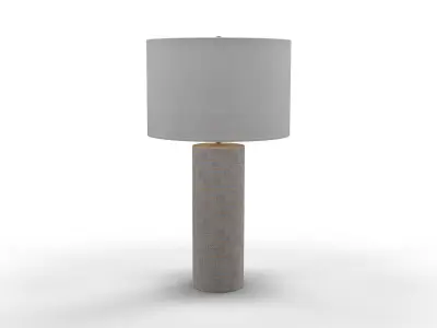 Uttermost Monolith Gray Table 3D model