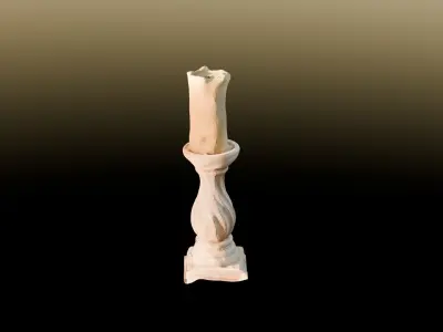candle 3D model 12