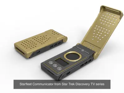 Star Trek Communicators 3D Model Pack
