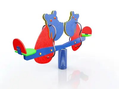 Playground Kids Children Teeter Totter 3D model
