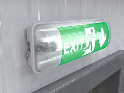 Warehouse 2 box with two rows of holes in it 3D model