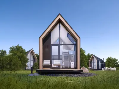 AN27 Tiny House  Architecture PDF and DWG Files 3D model