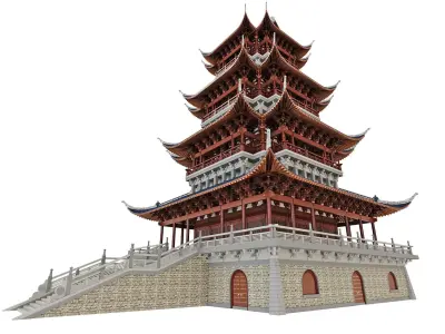 Japan Pavilion Tower  3D model