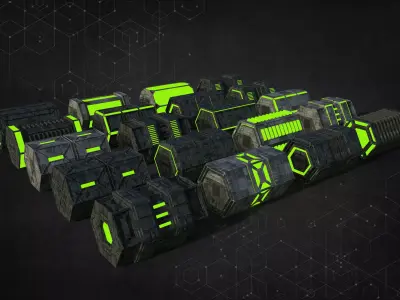 Ngon Sci-Fi Box Collection Type Two 3D model