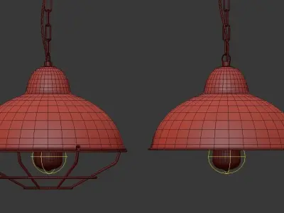 Hanging Lamp LOFT HOUSE P-89 P-91 3D model