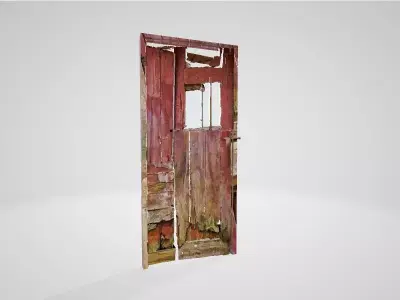 Broken Door 3D model