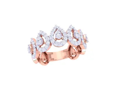 Women Ring Render 3dm STL OBJ FBX Details  3D print model buy