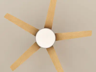 Fan 002 modern dinner 3D model