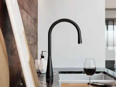 Newform YCON 64200 sink mixer 3D model