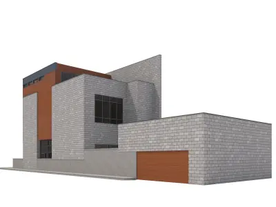 House-011 - Low Poly 3D model