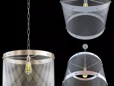 Restoration Hardware Steel Mesh Pendant 3D model