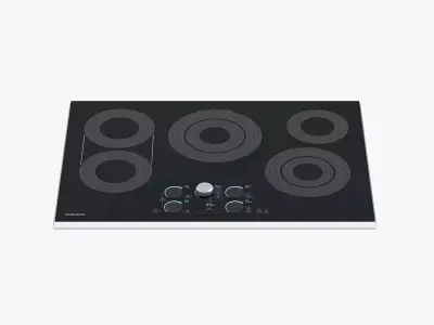 Samsung 30 Inch Electric Cooktop with Sync Elements 3D model