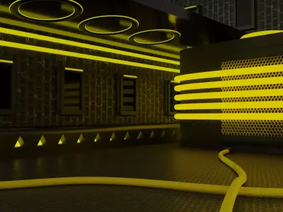 Sci Fi Scene  3D model purchase