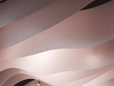 Fabric suspended ceiling 1 3D model